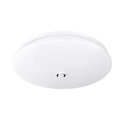 Solight LED stropní světlo PLAIN s PIR sensorem, 18W, 1260lm, 3000K, kulaté, 33cm