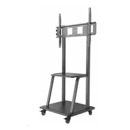 Manhattan univerzální TV vozík, Universal Heavy Duty TV Cart, 37″ až 100″ TV, černá