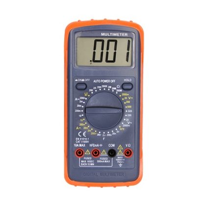 Solight multimetr, max. AC 600V/10A, max. DC 600V/10A, test diody, bzučák, hFE, kapacita, odpor