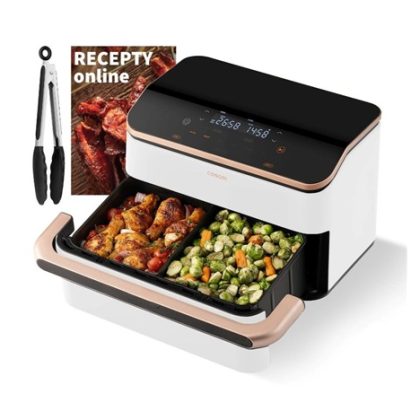 Cosori TF101S Dual blaze TwinFry 10l hozkovzdušná fritéza – bílá