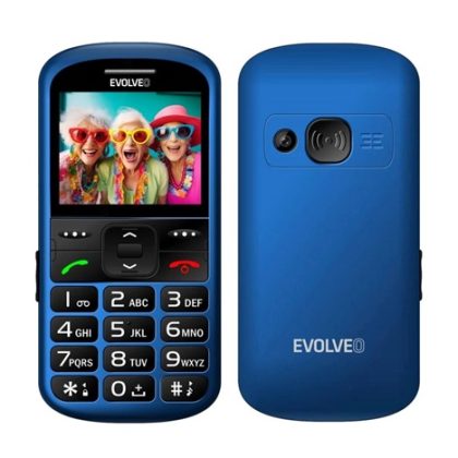 EVOLVEO EasyPhone XS, mobilní telefon pro seniory, modrá