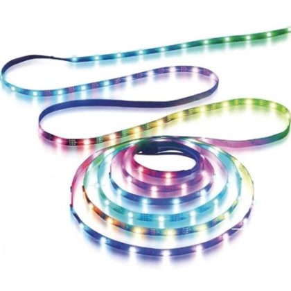 WG – Chytrý LED pásek WG17, 5 metrů, s ovladačem i aplikaci, IP 20, se síťovým adaptérem