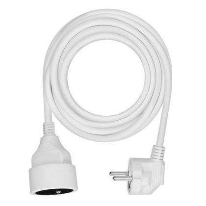Solight prodlužovací přívod 5m, 1 zásuvka, 16A/3680W, PVC, bílý