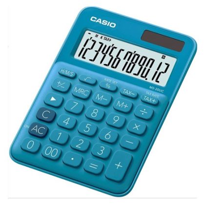 CASIO kalkulačka MS 20UC BU, Stolní kalkulátor