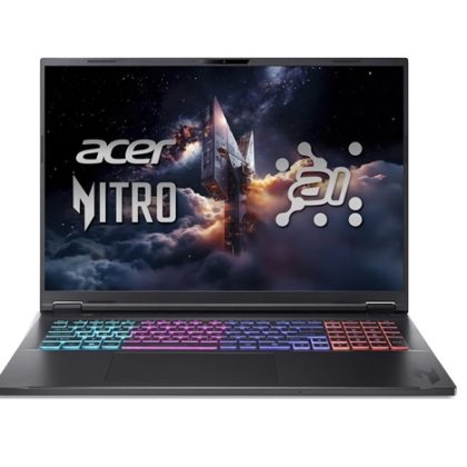 ACER NTB Nitro 18 AI (AN18-61-R3KG),AI 9 365,18″ 2560×1600,32GB,1TB SSD,RTX 5060,W11 Home,Obsidian Black