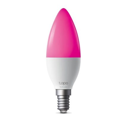 TP-Link Tapo L430C chytrá WiFi stmívatelná LED žárovka (barevná,2500K-6500K,470lm,2,4GHz,E14)