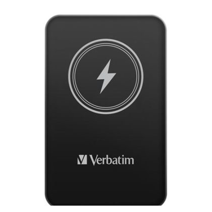 VERBATIM Powerbanka Charge ‚n‘ Go, Magnetická, 5000 mAh, USB-C, Černá