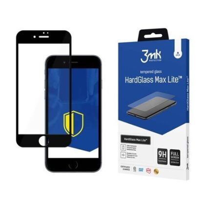 3mk tvrzené sklo HardGlass Max Lite Black pro Apple iPhone 7/8/SE 2020/2022