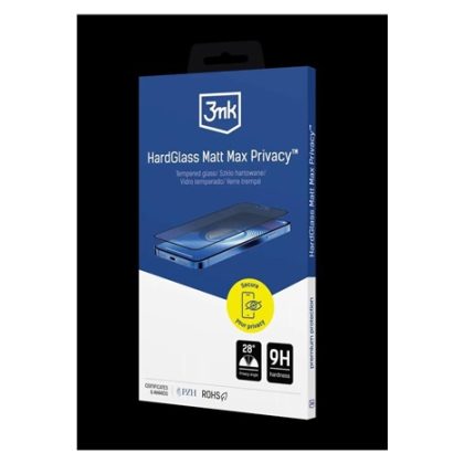 3mk tvrzené sklo HardGlass Matt Max Privacy pro Apple Iphone 17 Pro Max