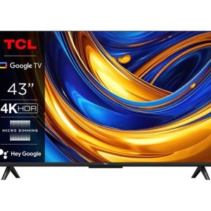 BAZAR - TCL P655 43" TV, 4K Ultra HD, HDR, WiFi, Bluetooth, Chromecast, Miracast, Dolby Digital, Google TV - Poškozený o