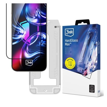 3mk tvrzené sklo HardGlass Max FrameFit pro Apple iPhone 15 Plus/16 Plus