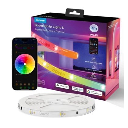 Govee WiFi RGBICW Smart PRO LED pásek 3m Matter – extra odolný