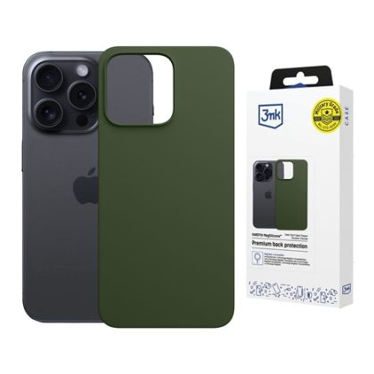 3mk ochranný kryt HARDY MagSilicone pro Apple iPhone 13 Pro Max Alpine Green