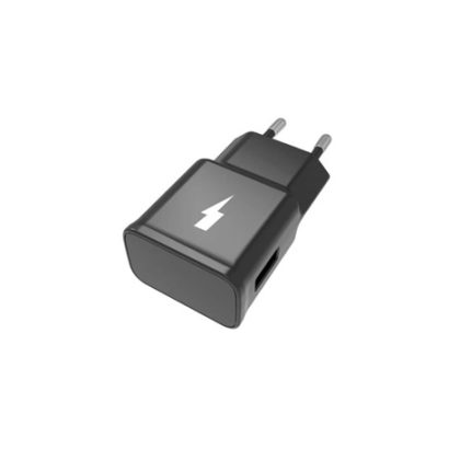 WG – Síťová nabíječka Fast 1x USB-A, Quick Charge 3.0, 5V-9V-12V, black