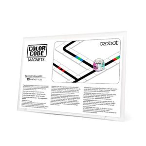 Ozobot sada magnetů s barevnými kódy pro speciální pohyby, 18 ks