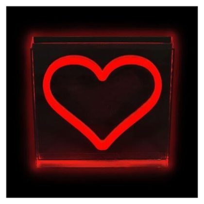 2Kids Toys LED NEON LIGHT lampička Srdce červené