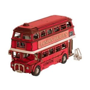 RoboTime 3D dřevěná skládačka Londýnský double-decker