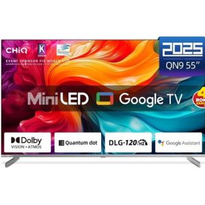 CHiQ M55QA9 TV 55", UHD MiniLED  Google TV DLG 120 Hz