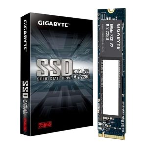 GIGABYTE SSD NVMe V2 256GB, PCIe Gen3x4, M.2 2280, (R:3200MB/s,W:1200MB/s)