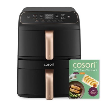 Cosori Turbo Tower Compact horkovzdušná fritéza 8,6 L černá