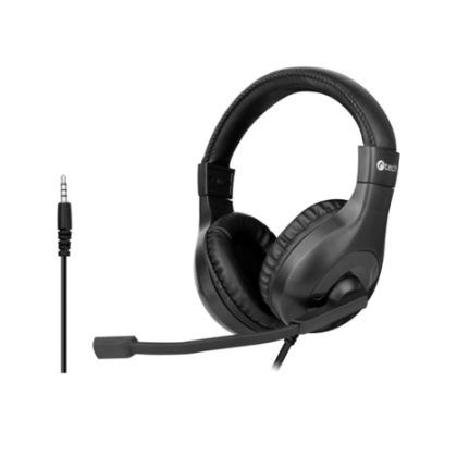 C-TECH Sluchátka MHS-05, 3,5mm jack, k PC, černá