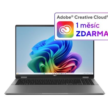 ASUS NTB Vivobook 16 Flip (TP3607SA-OLED113X), Ultra 7 258V, 16″ 1920 x 1200, 32GB, 1TB SSD, Intel Arc, W11 Pro, Gray