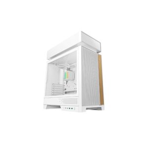 DEEPCOOL Case CL6600 WH, ATX, Průhledná bočnice, vodní chlazení, bílá